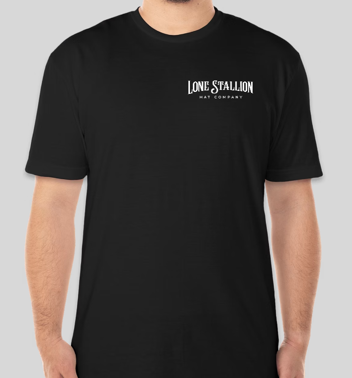 Lone Stallion Classic Black TShirt